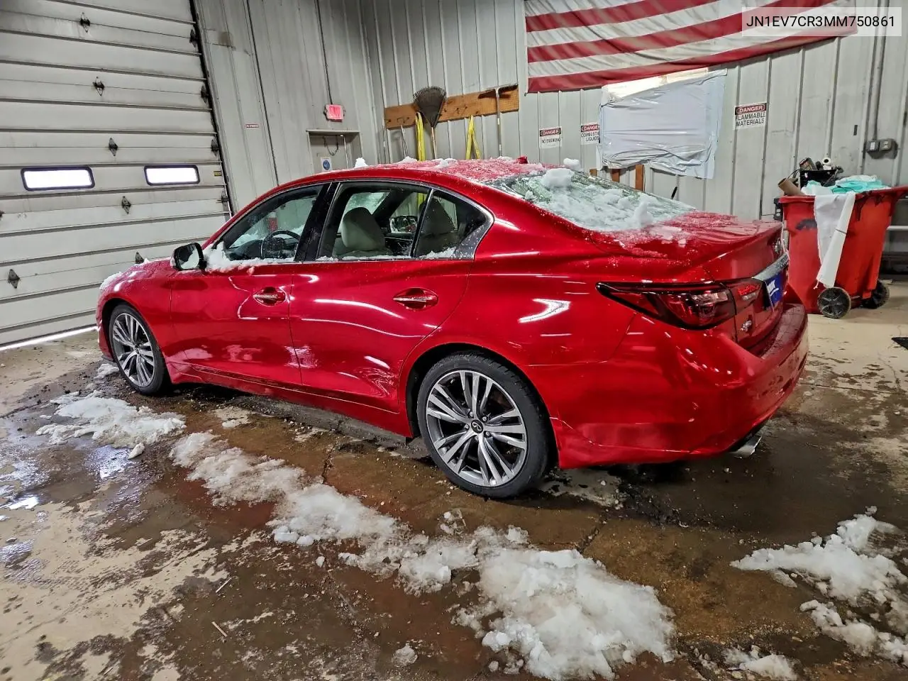 JN1EV7CR3MM750861 2021 Infiniti Q50 Sensory