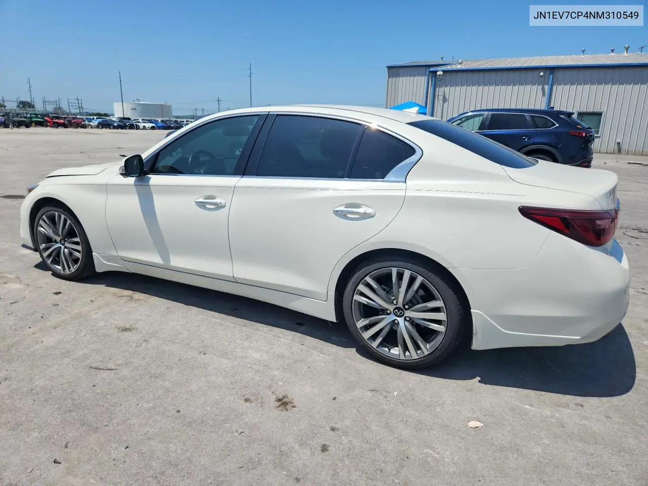 2022 Infiniti Q50 Sensory VIN: JN1EV7CP4NM310549 Lot: 61631446