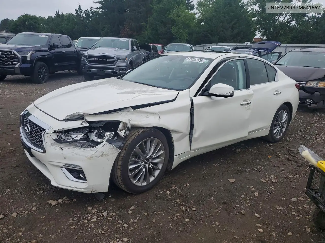 2023 Infiniti Q50 Luxe VIN: JN1EV7BR3PM541562 Lot: 59706076
