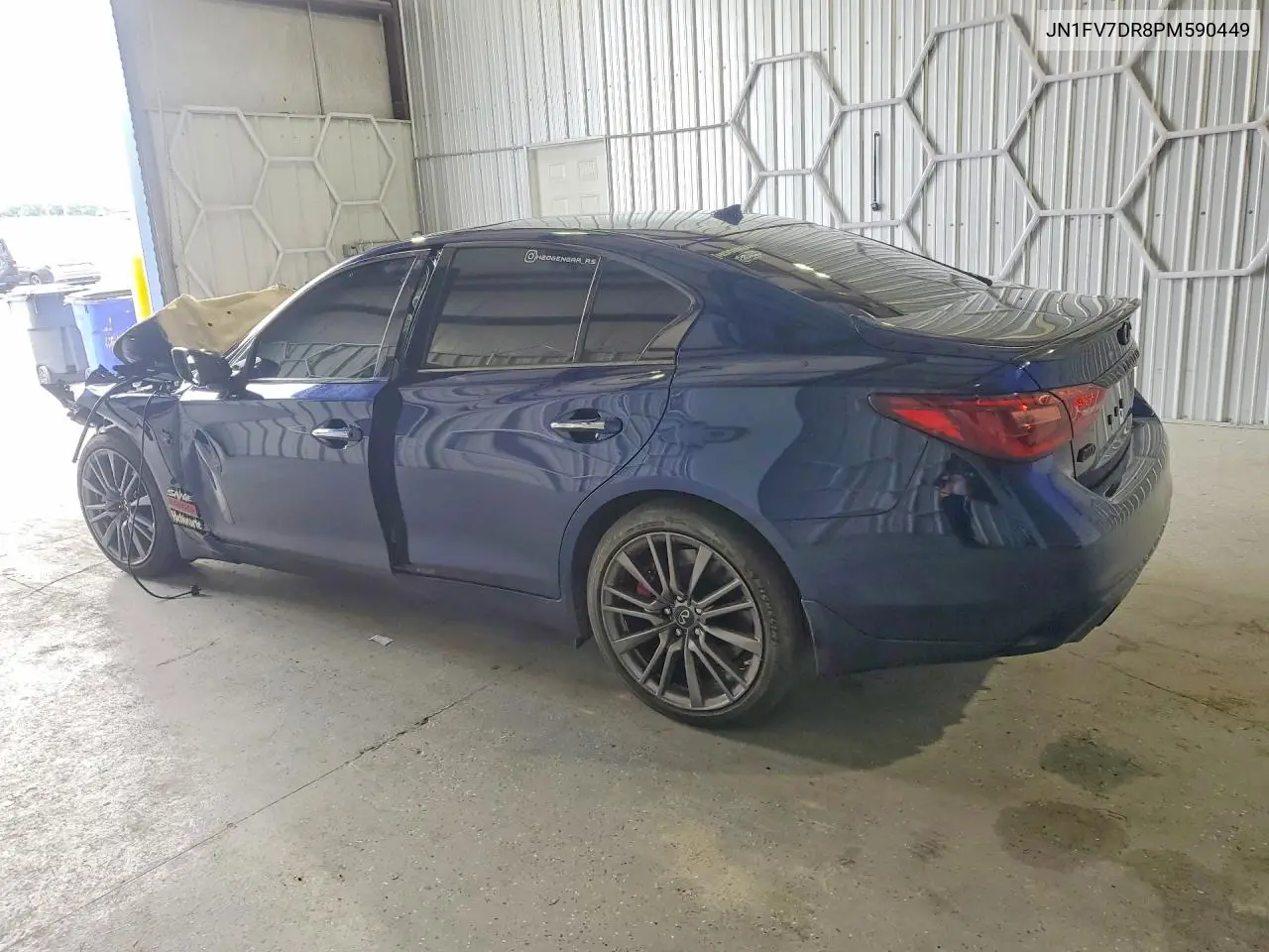 2023 Infiniti Q50 Red Sport 400 VIN: JN1FV7DR8PM590449 Lot: 60490566