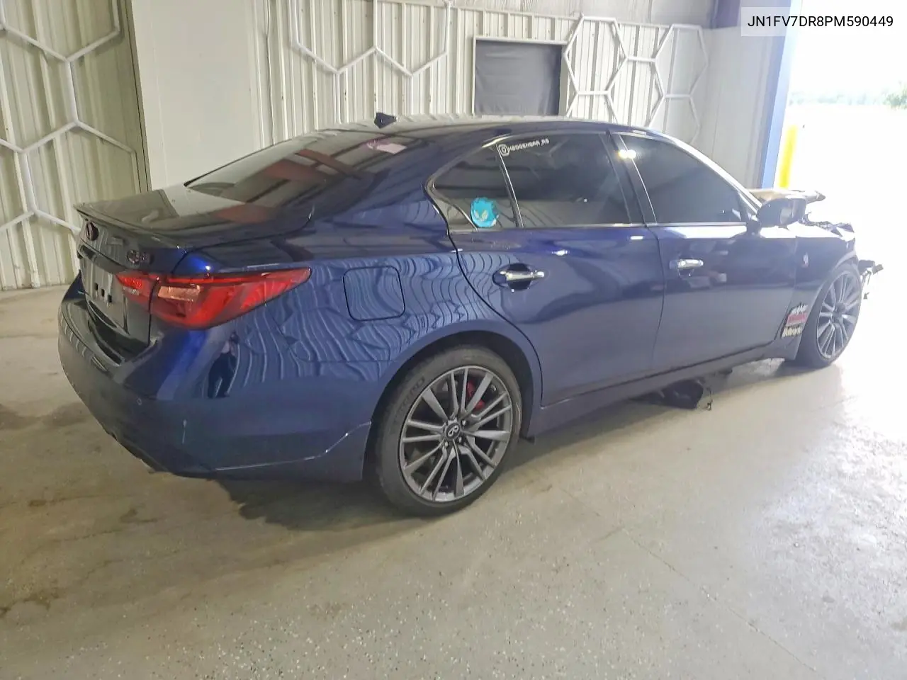 2023 Infiniti Q50 Red Sport 400 VIN: JN1FV7DR8PM590449 Lot: 60490566