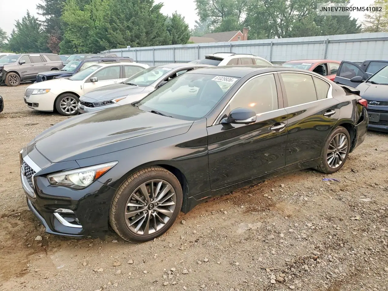 2023 Infiniti Q50 Luxe VIN: JN1EV7BR0PM541082 Lot: 61029936