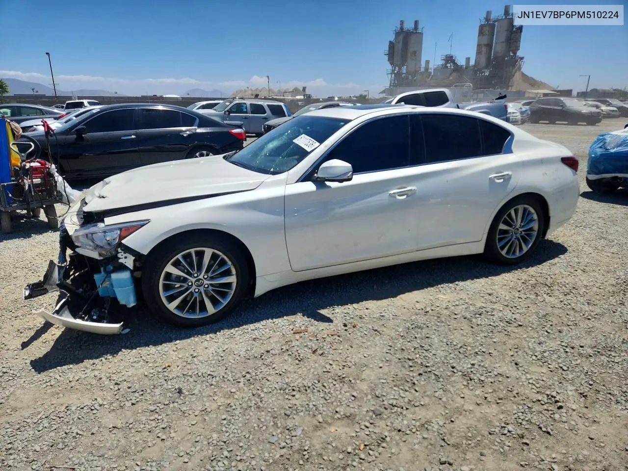 2023 Infiniti Q50 Luxe VIN: JN1EV7BP6PM510224 Lot: 61117536
