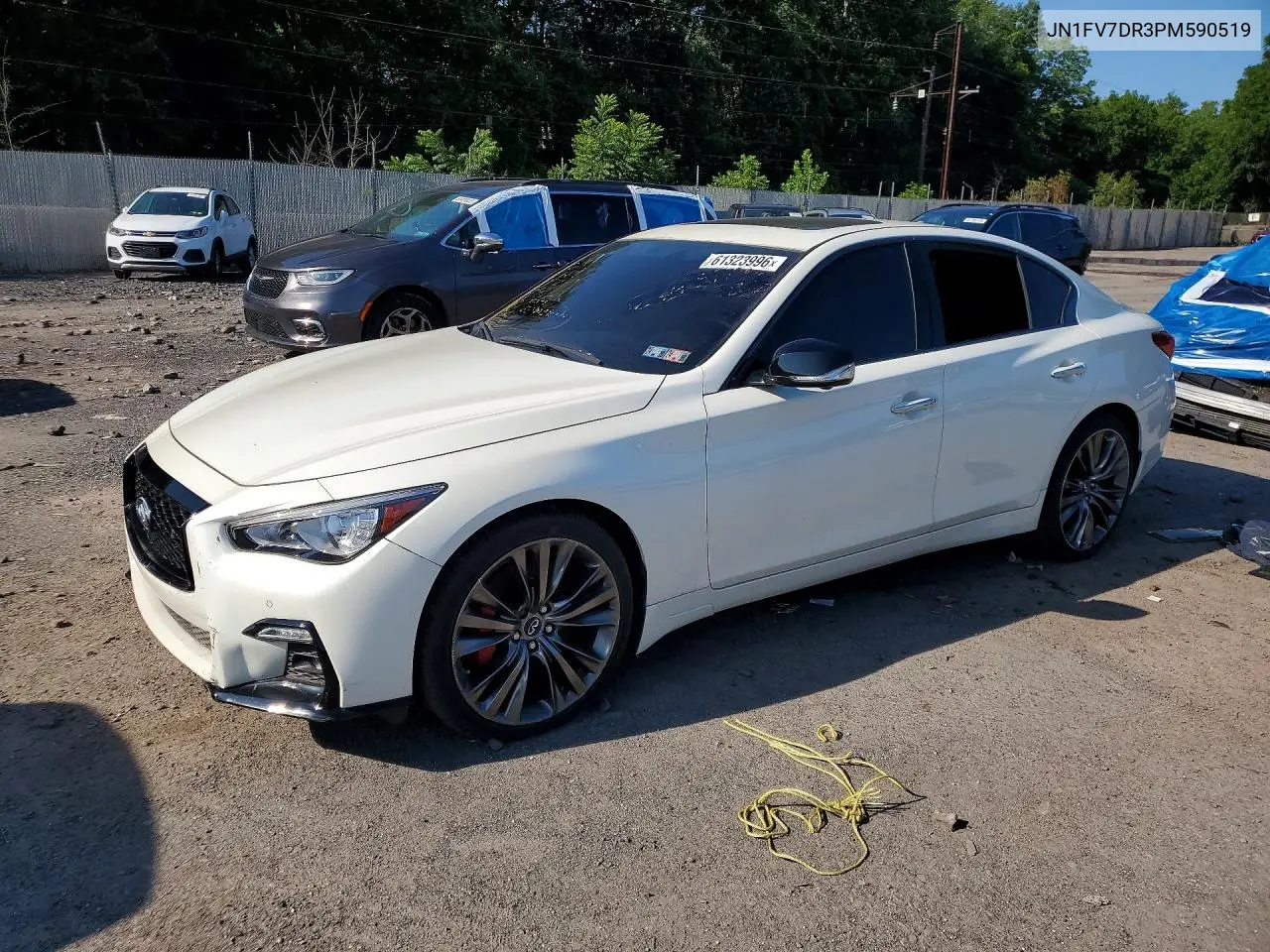 2023 Infiniti Q50 VIN: JN1FV7DR3PM590519 Lot: 61323996