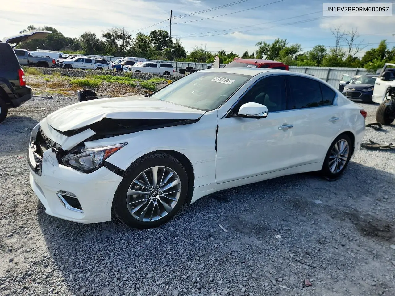 2024 Infiniti Q50 Luxe VIN: JN1EV7BP0RM600097 Lot: 57727696