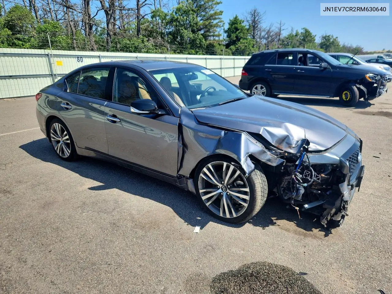 2024 Infiniti Q50 Sensory VIN: JN1EV7CR2RM630640 Lot: 58987946