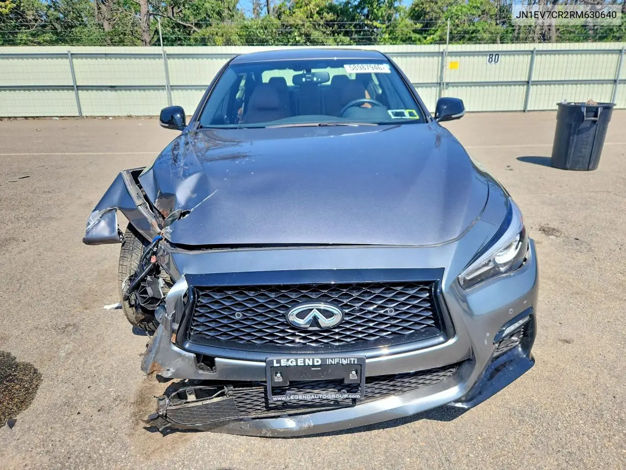 2024 Infiniti Q50 Sensory VIN: JN1EV7CR2RM630640 Lot: 58987946
