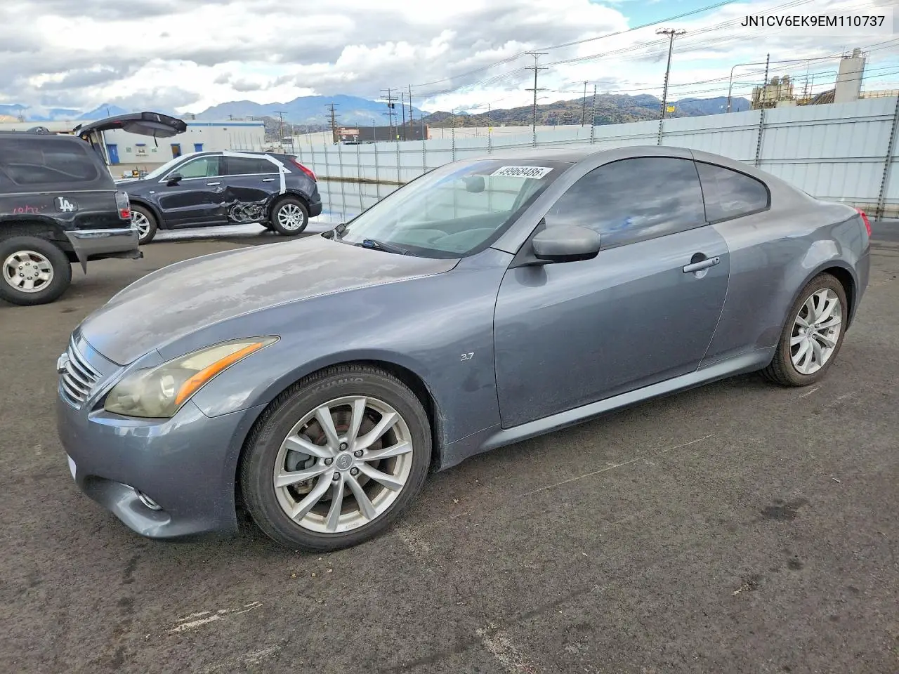 2014 Infiniti Q60 Coupe Journey VIN: JN1CV6EK9EM110737 Lot: 49968486