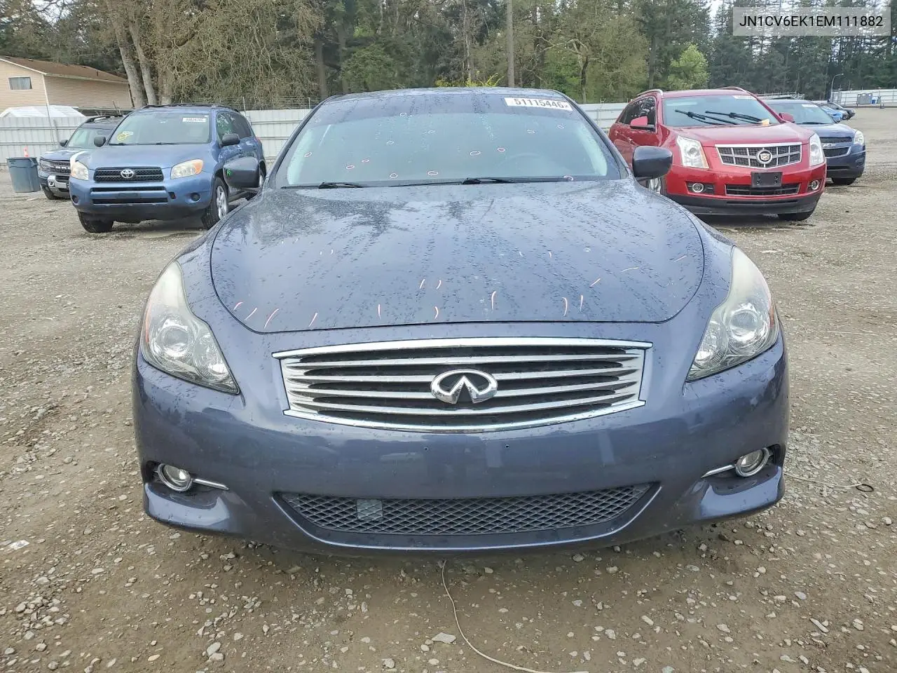 2014 Infiniti Q60 Coupe Journey VIN: JN1CV6EK1EM111882 Lot: 51115446