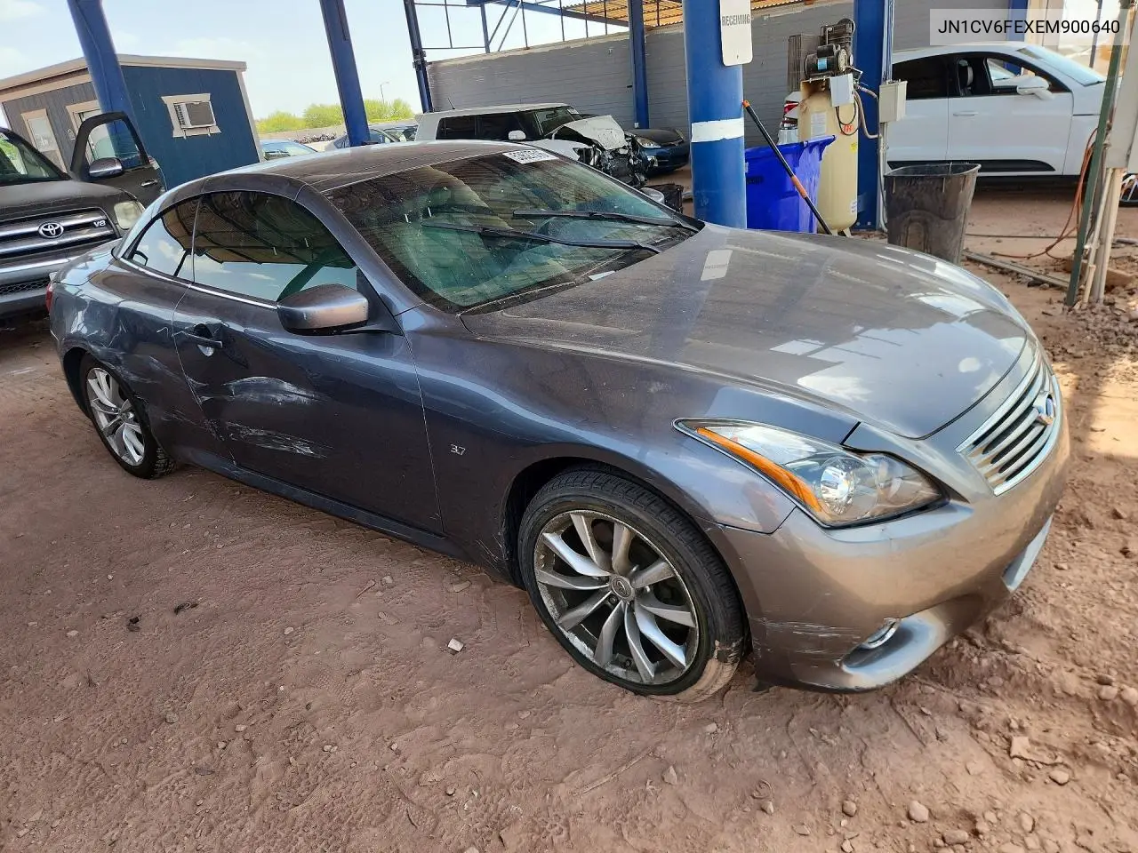 2014 Infiniti Q60 Convertible Base VIN: JN1CV6FEXEM900640 Lot: 53627516