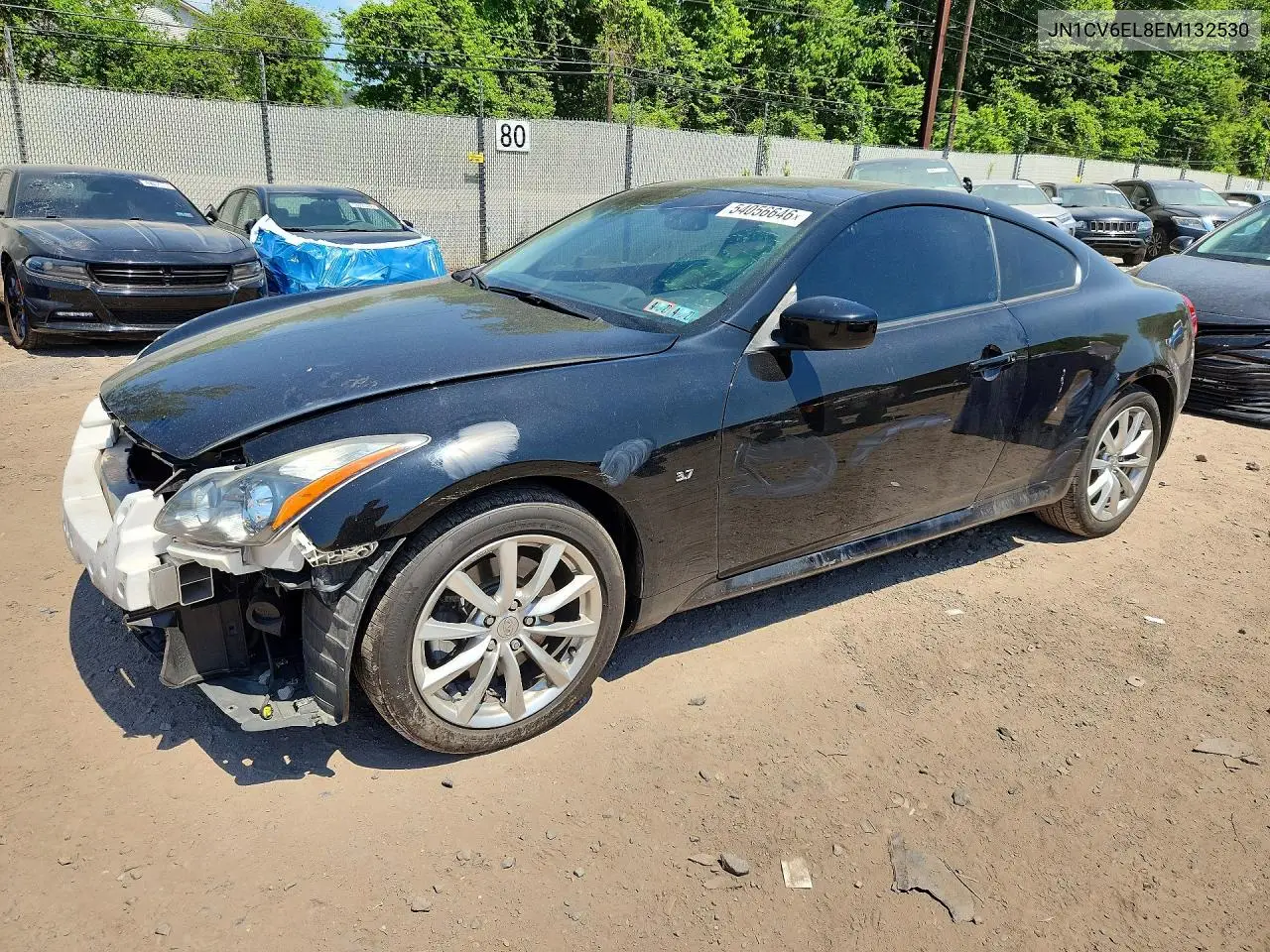 2014 Infiniti Q60 Coupe Base VIN: JN1CV6EL8EM132530 Lot: 54056646