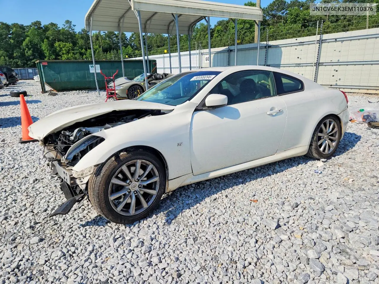 2014 Infiniti Q60 Coupe Journey VIN: JN1CV6EK3EM110376 Lot: 56998096