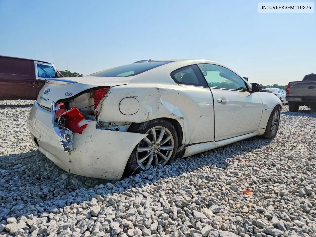 2014 Infiniti Q60 Coupe Journey VIN: JN1CV6EK3EM110376 Lot: 56998096