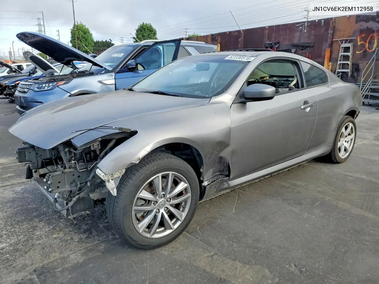 2014 Infiniti Q60 Coupe Journey VIN: JN1CV6EK2EM112958 Lot: 62330516
