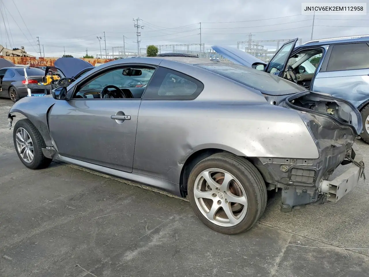 2014 Infiniti Q60 Coupe Journey VIN: JN1CV6EK2EM112958 Lot: 62330516