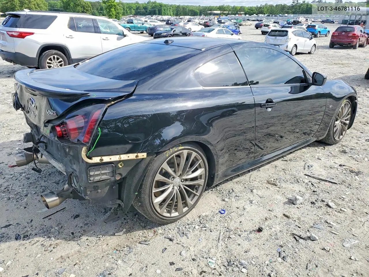 2015 Infiniti Q60 Sport VIN: JN1CV6EL4FM890186 Lot: 46781116