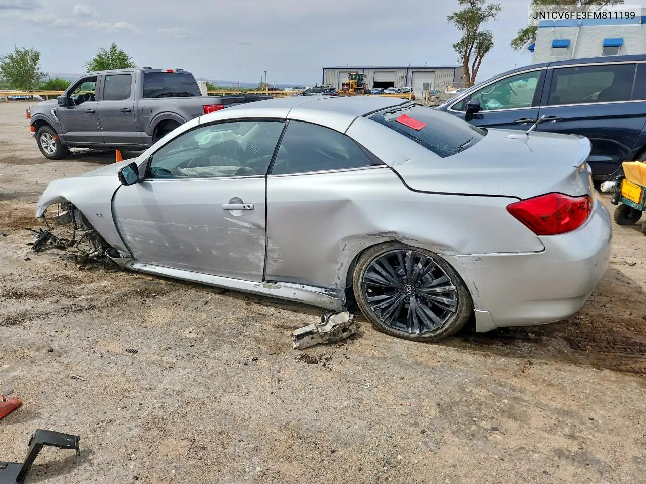 2015 Infiniti Q60 Convertible Base VIN: JN1CV6FE3FM811199 Lot: 55054286