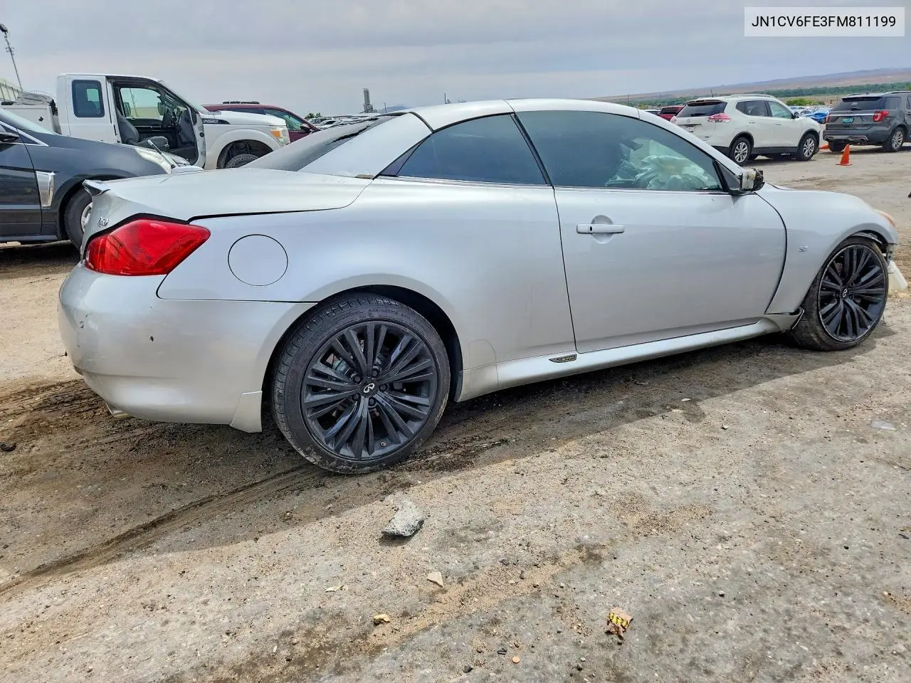 2015 Infiniti Q60 Convertible Base VIN: JN1CV6FE3FM811199 Lot: 55054286