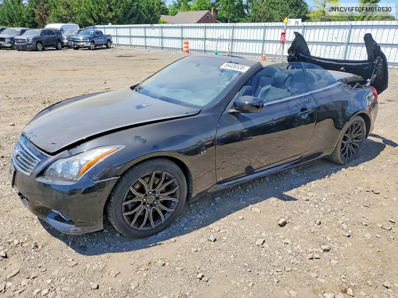 2015 Infiniti Q60 Convertible Base VIN: JN1CV6FE0FM810530 Lot: 56406536