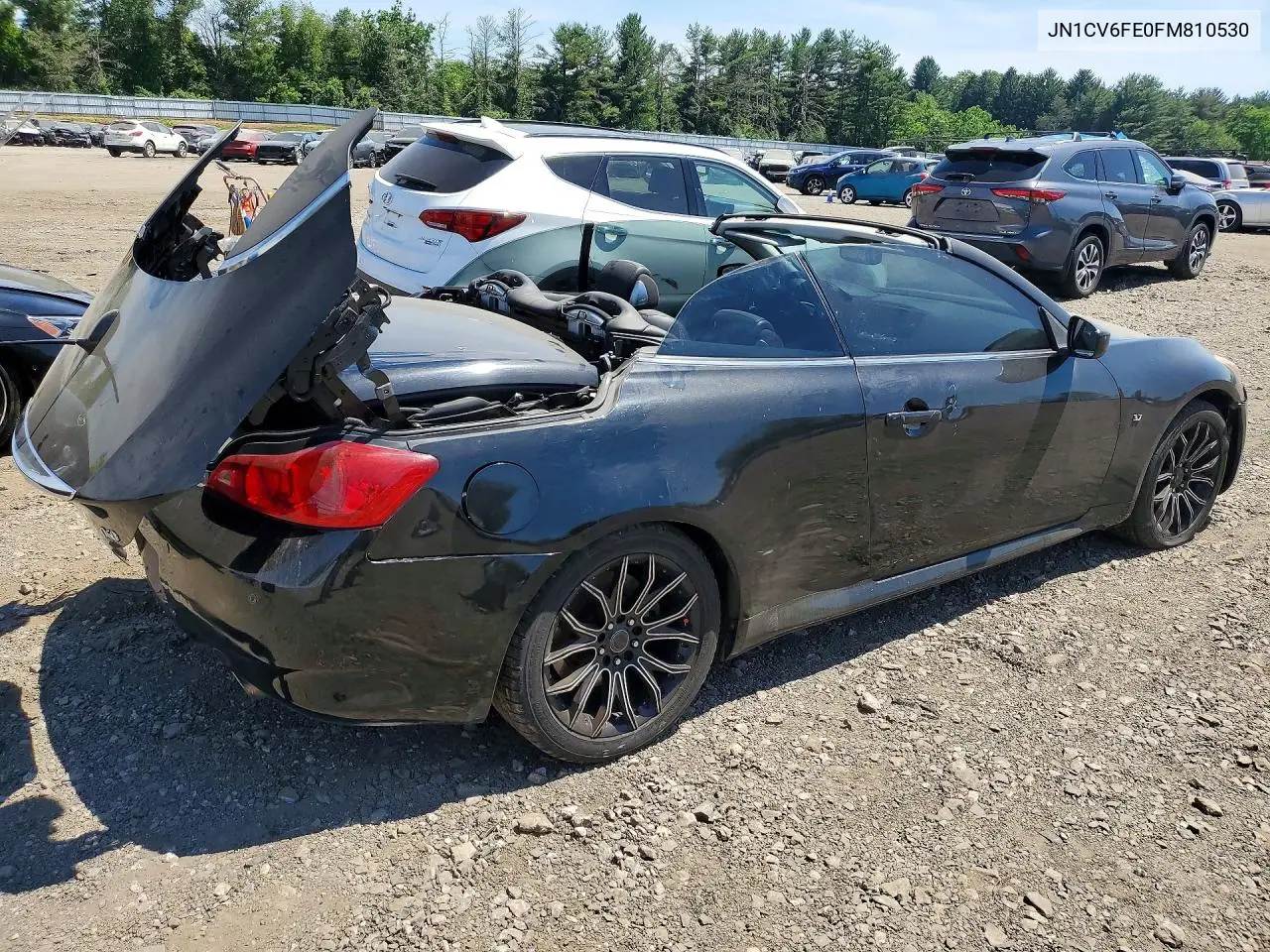 2015 Infiniti Q60 Convertible Base VIN: JN1CV6FE0FM810530 Lot: 56406536