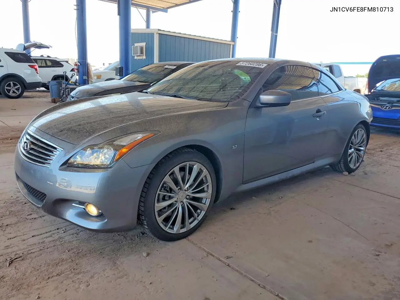 2015 Infiniti Q60 Convertible Base VIN: JN1CV6FE8FM810713 Lot: 57260286
