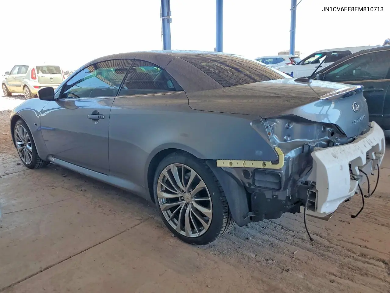 2015 Infiniti Q60 Convertible Base VIN: JN1CV6FE8FM810713 Lot: 57260286