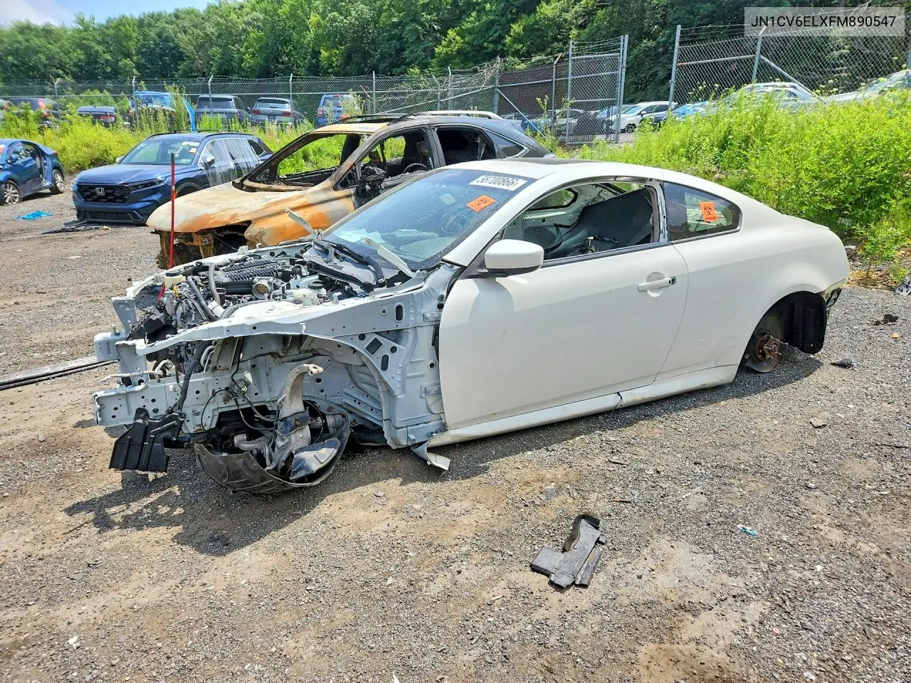 2015 Infiniti Q60 Coupe Base VIN: JN1CV6ELXFM890547 Lot: 58700866