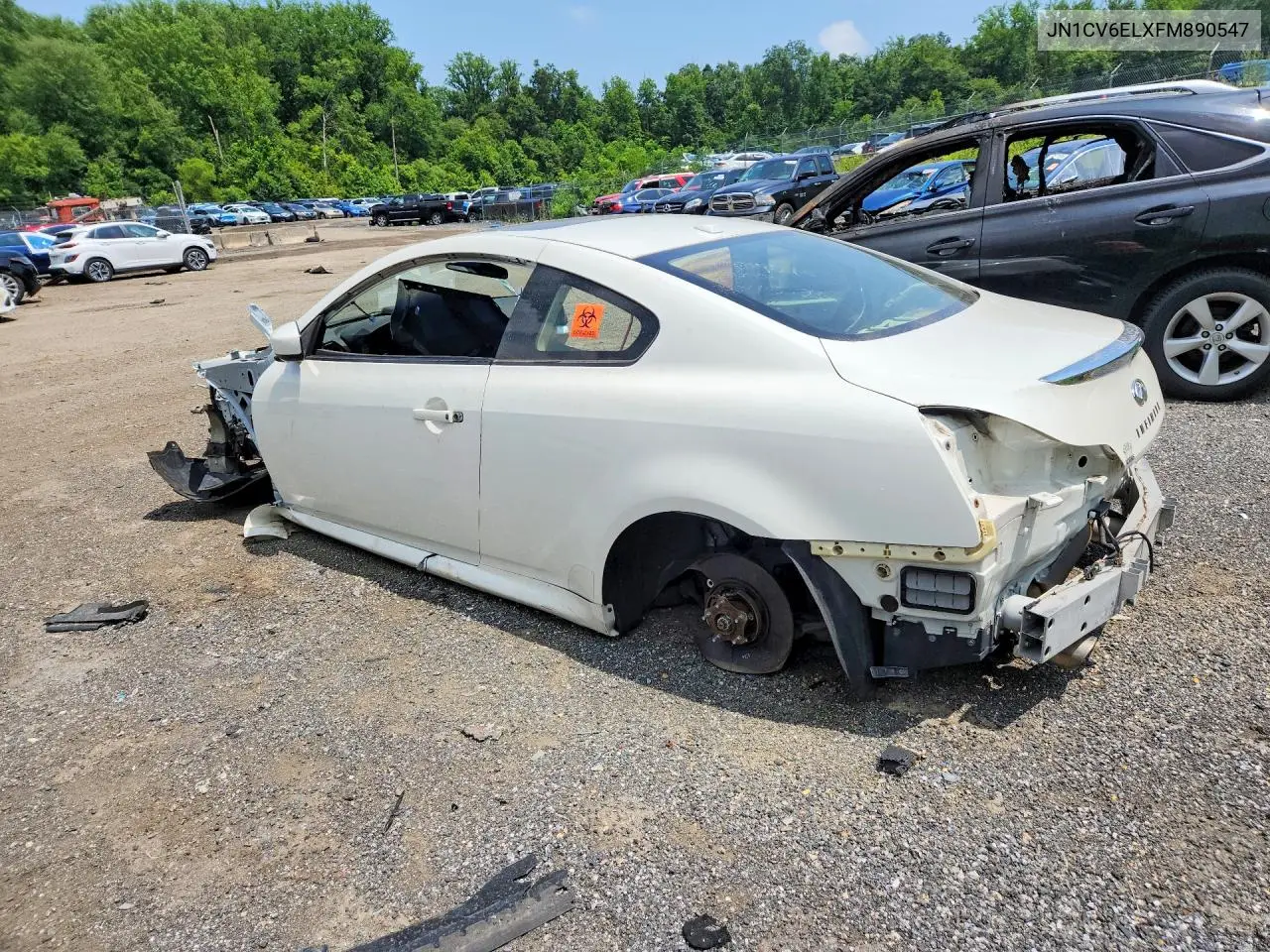 2015 Infiniti Q60 Coupe Base VIN: JN1CV6ELXFM890547 Lot: 58700866