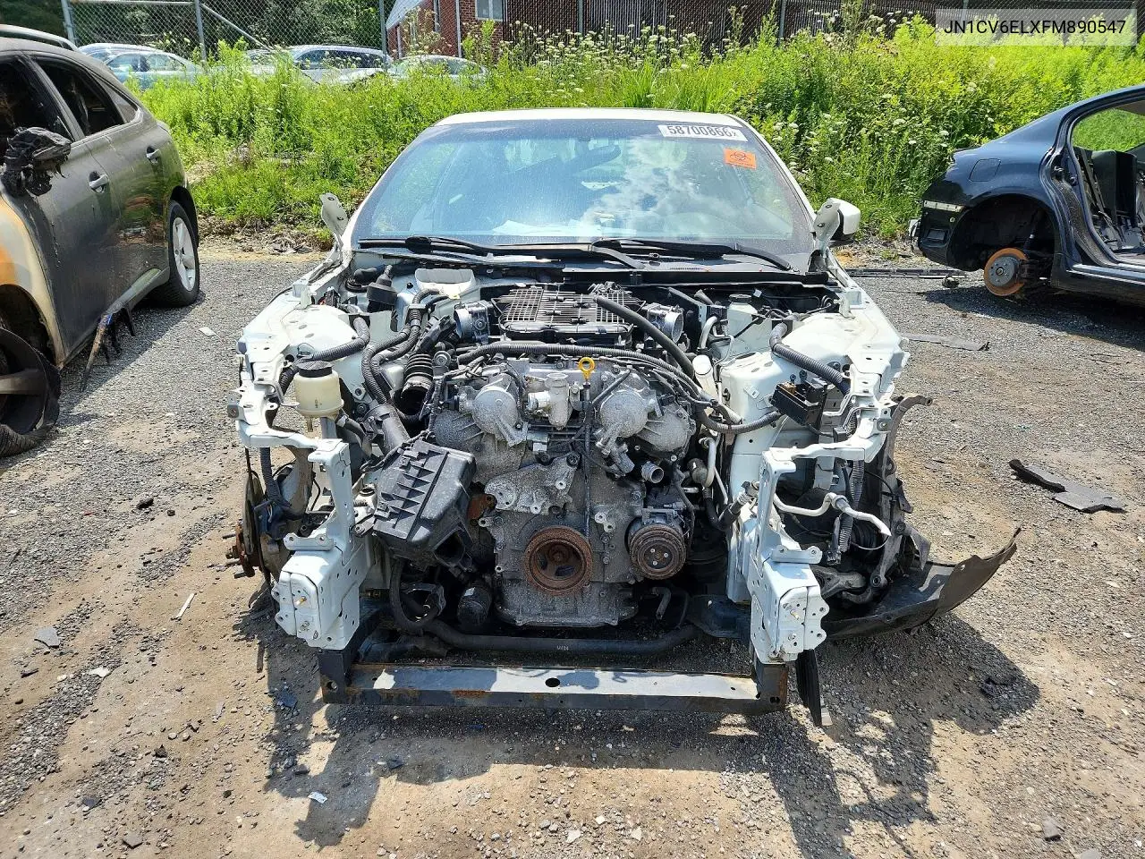 2015 Infiniti Q60 Coupe Base VIN: JN1CV6ELXFM890547 Lot: 58700866