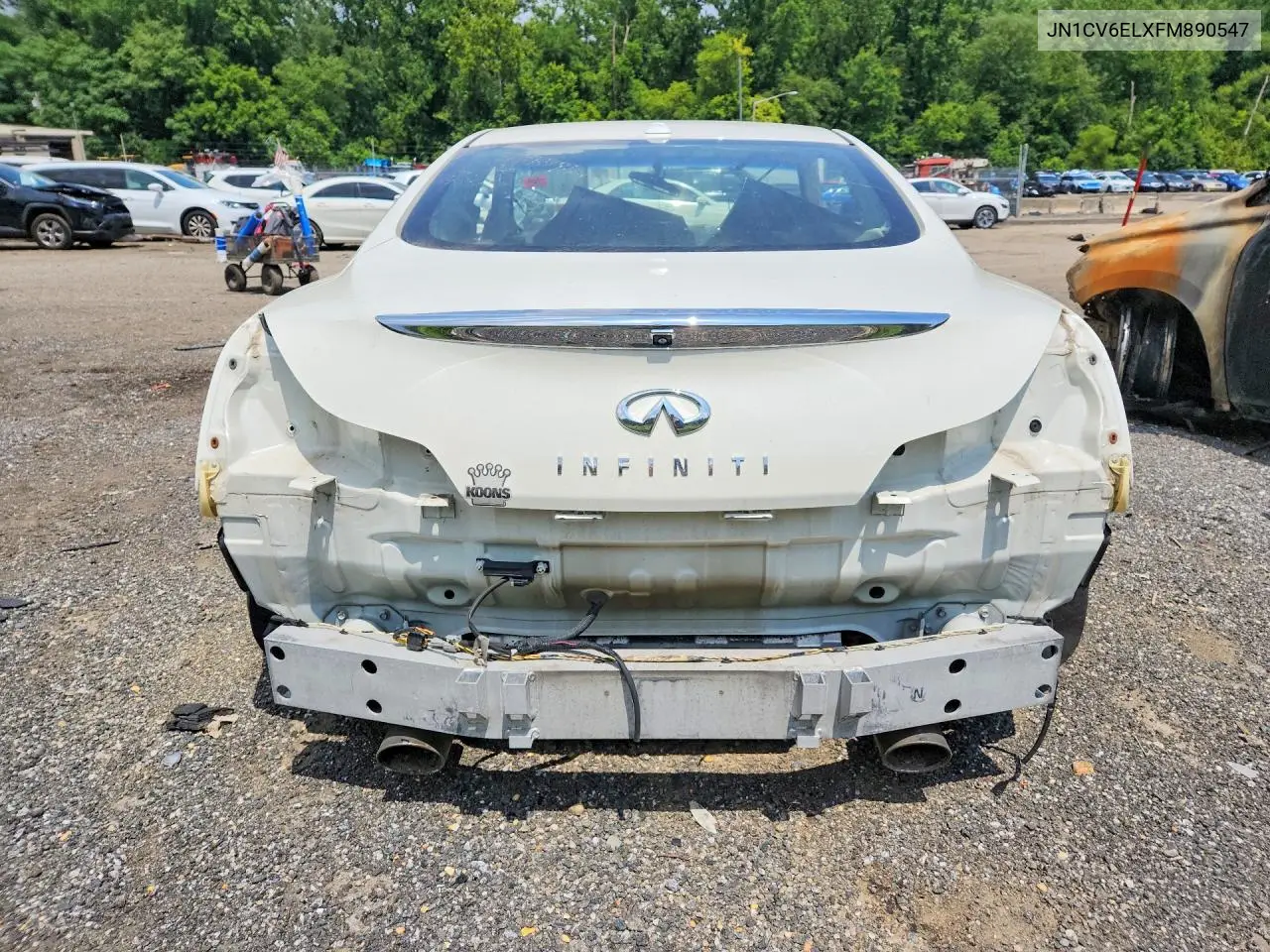 2015 Infiniti Q60 Coupe Base VIN: JN1CV6ELXFM890547 Lot: 58700866