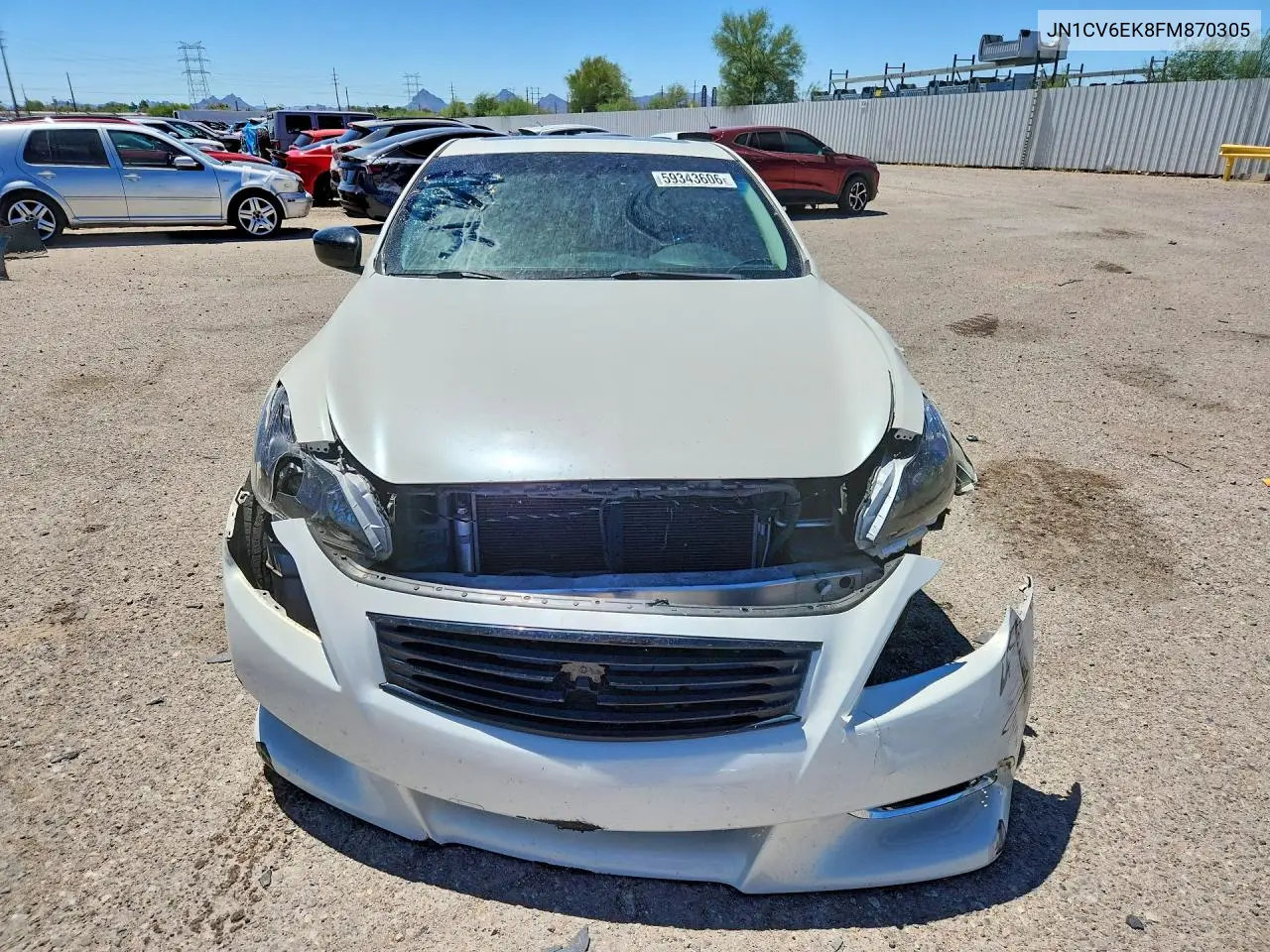 2015 Infiniti Q60 Coupe Sport Limited VIN: JN1CV6EK8FM870305 Lot: 59343606