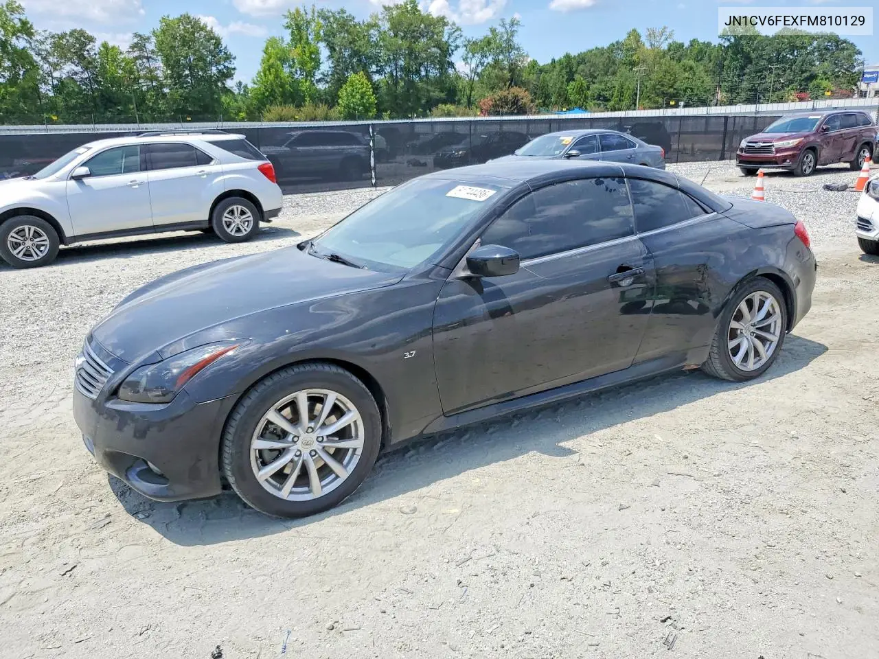 2015 Infiniti Q60 Convertible Base VIN: JN1CV6FEXFM810129 Lot: 61744486