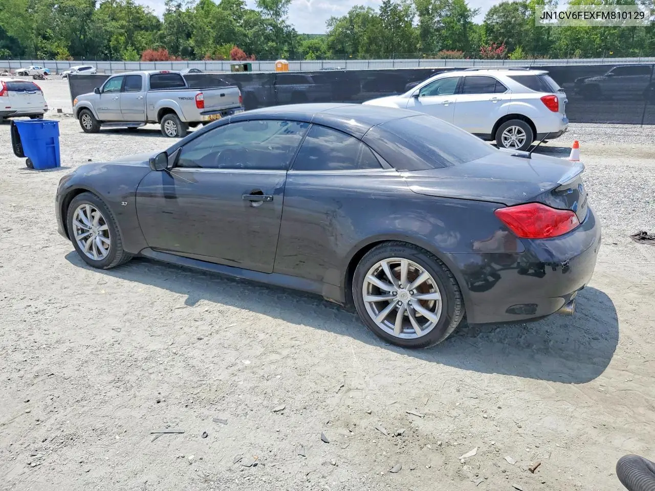 2015 Infiniti Q60 Convertible Base VIN: JN1CV6FEXFM810129 Lot: 61744486