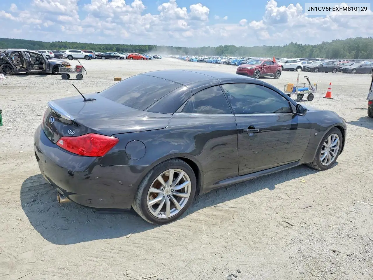 2015 Infiniti Q60 Convertible Base VIN: JN1CV6FEXFM810129 Lot: 61744486