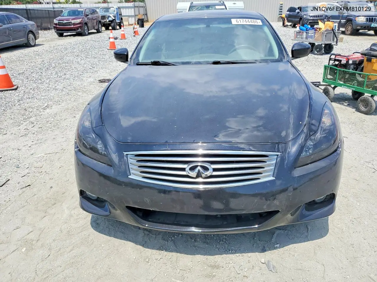 2015 Infiniti Q60 Convertible Base VIN: JN1CV6FEXFM810129 Lot: 61744486