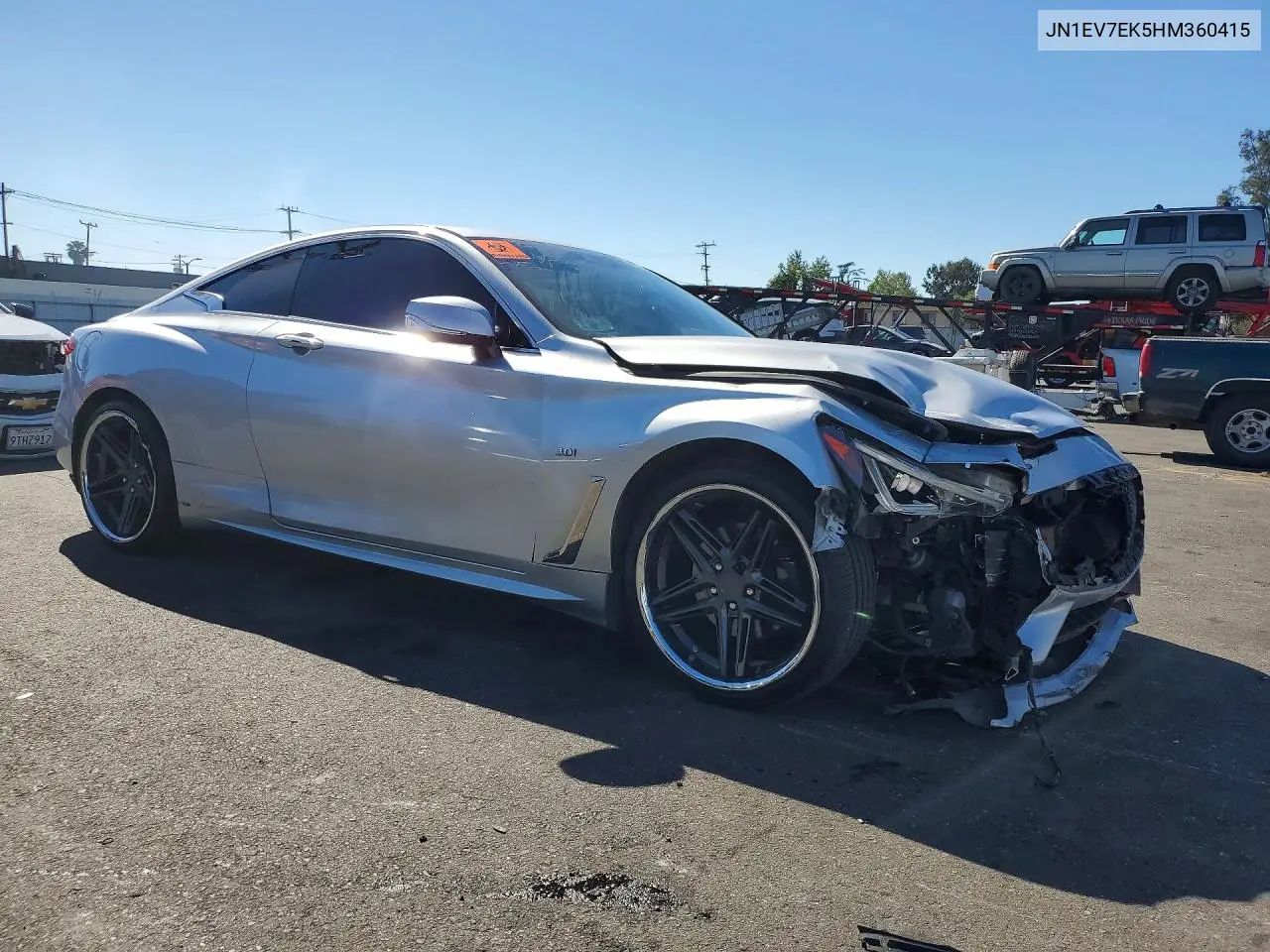 2017 Infiniti Q60 3.0T Premium VIN: JN1EV7EK5HM360415 Lot: 46814126