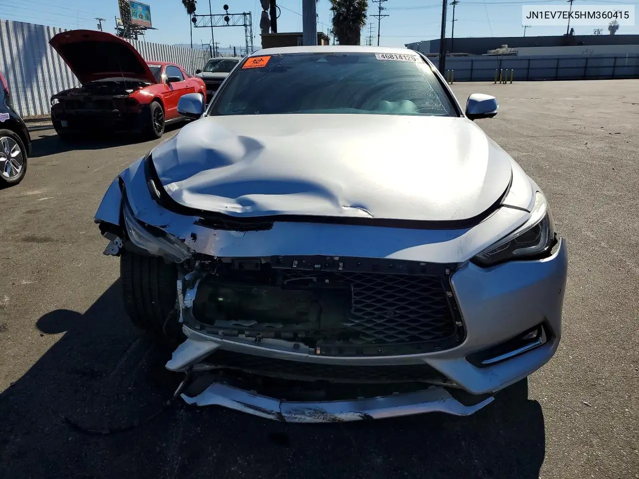 2017 Infiniti Q60 3.0T Premium VIN: JN1EV7EK5HM360415 Lot: 46814126