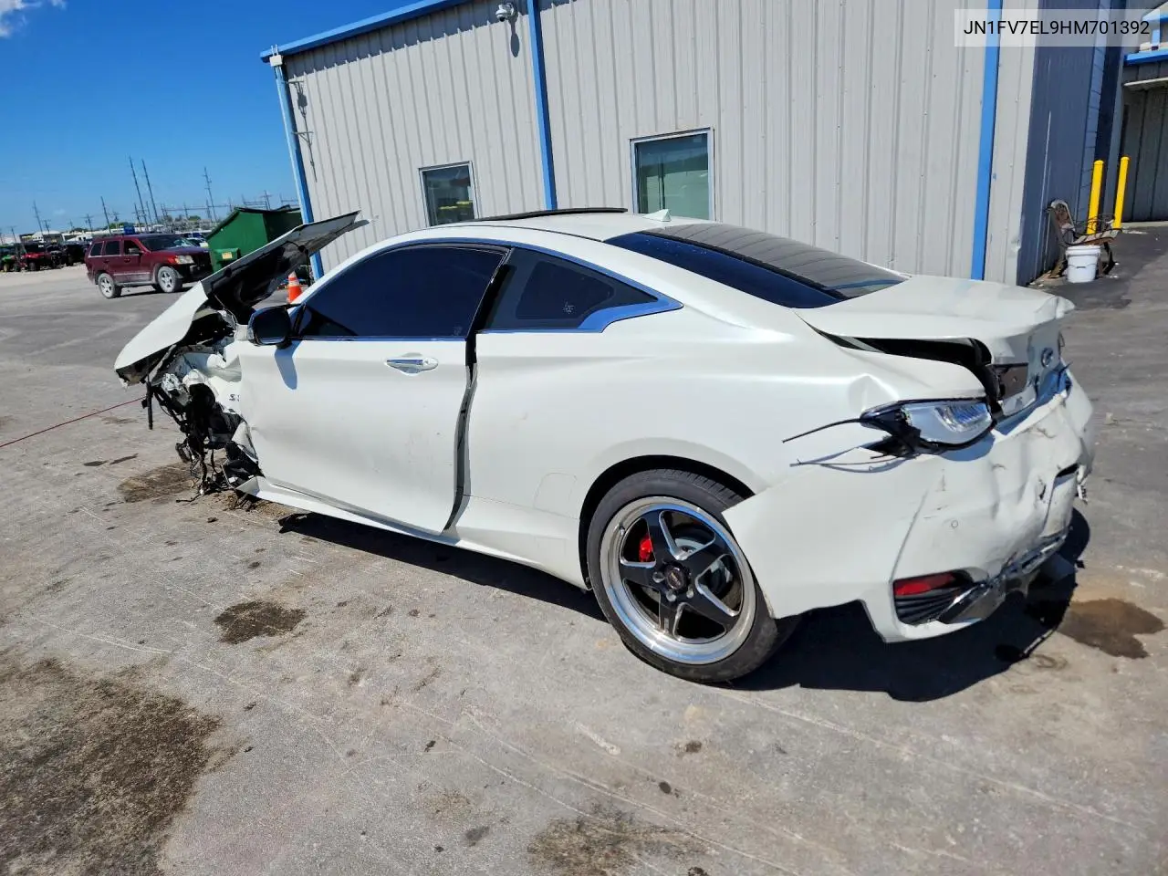 2017 Infiniti Q60 Red Sport 400 VIN: JN1FV7EL9HM701392 Lot: 48677396