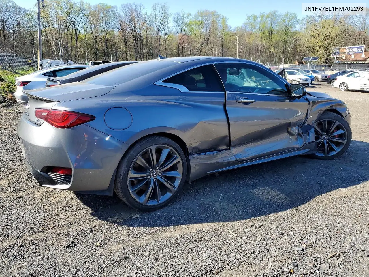 2017 Infiniti Q60 Red Sport 400 VIN: JN1FV7EL1HM702293 Lot: 48968286