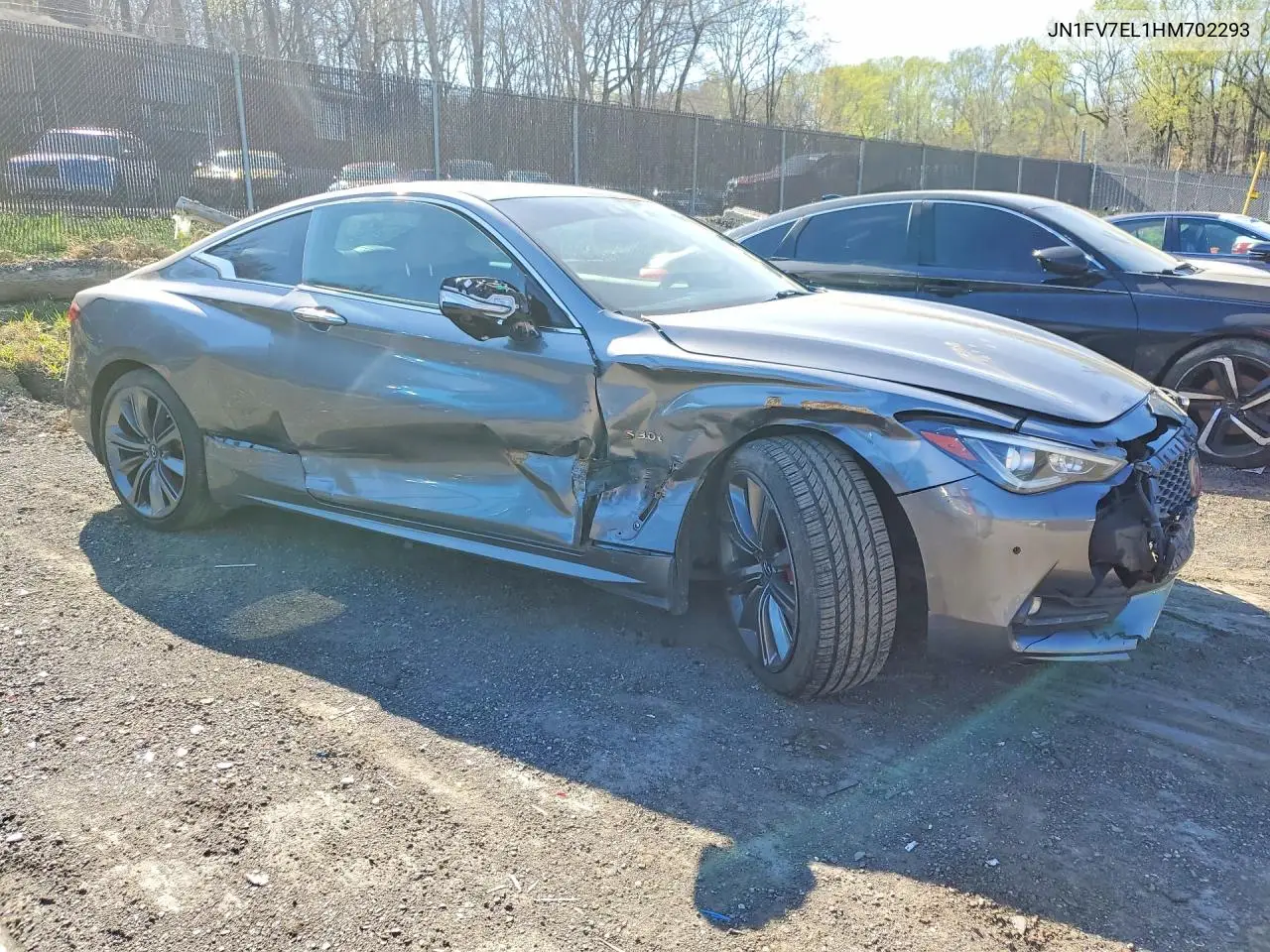 2017 Infiniti Q60 Red Sport 400 VIN: JN1FV7EL1HM702293 Lot: 48968286