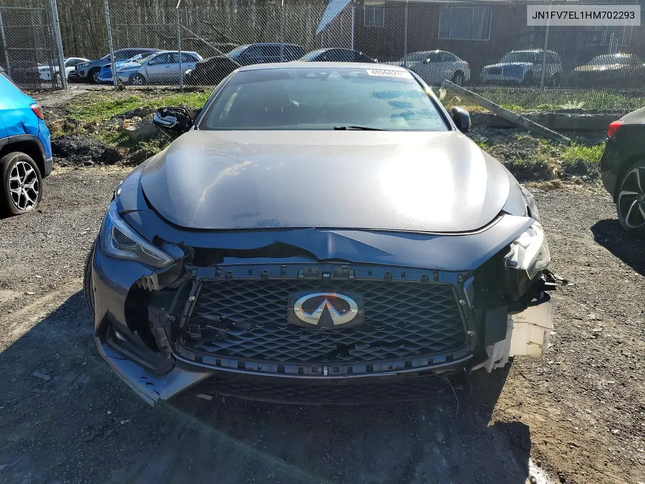 2017 Infiniti Q60 Red Sport 400 VIN: JN1FV7EL1HM702293 Lot: 48968286