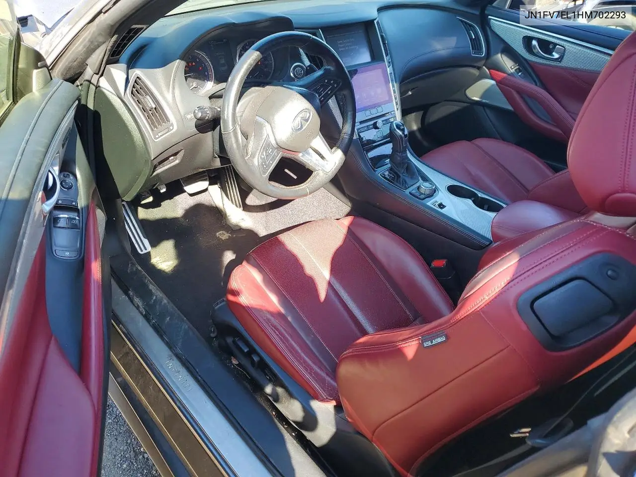 2017 Infiniti Q60 Red Sport 400 VIN: JN1FV7EL1HM702293 Lot: 48968286