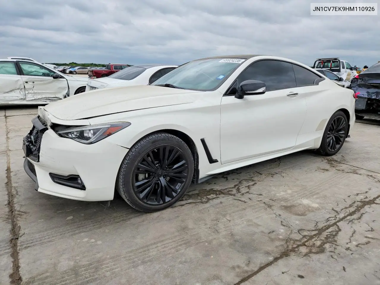 2017 Infiniti Q60 2.0T VIN: JN1CV7EK9HM110926 Lot: 49924236