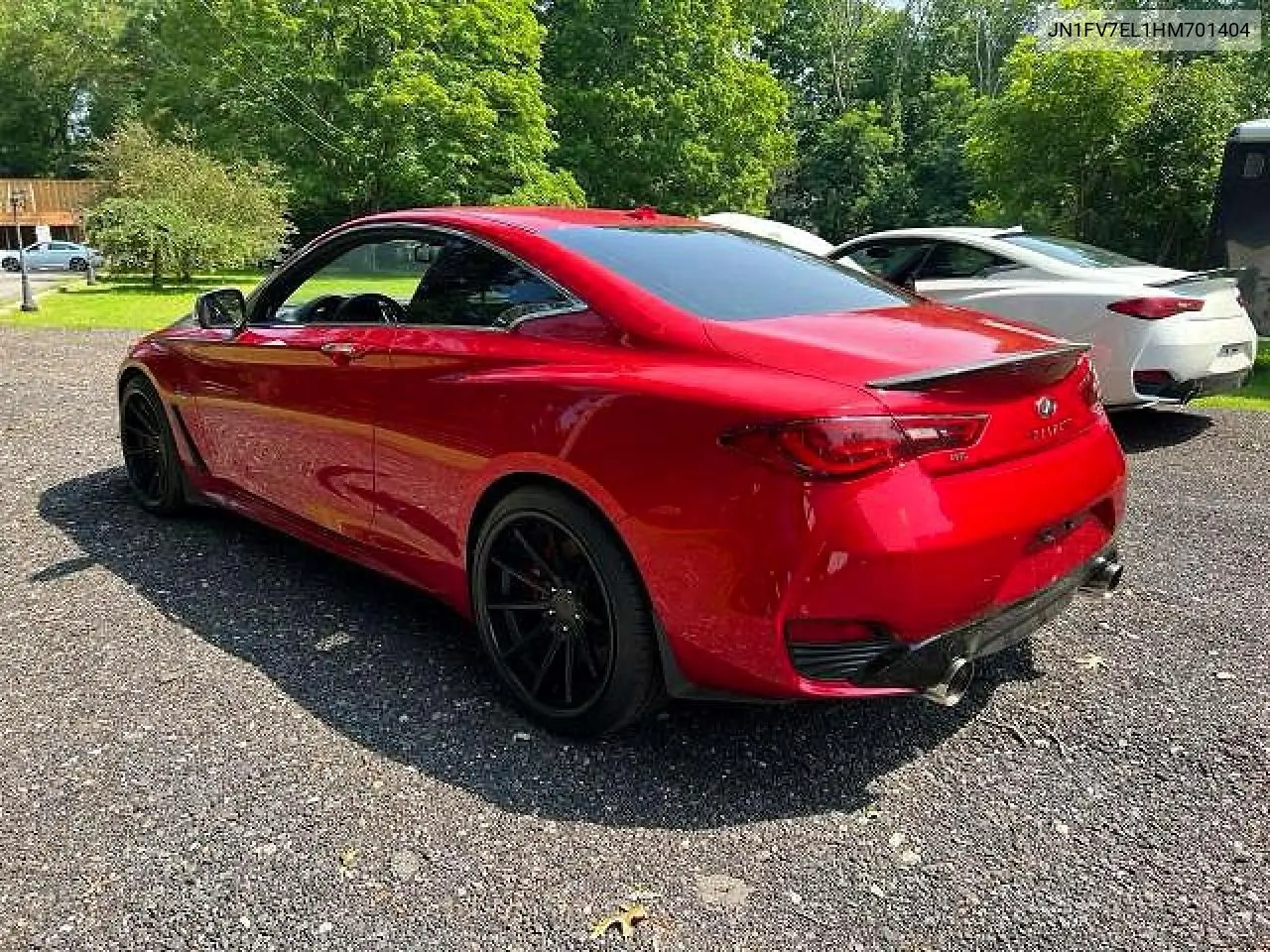 2017 Infiniti Q60 Red Sport 400 VIN: JN1FV7EL1HM701404 Lot: 53411306