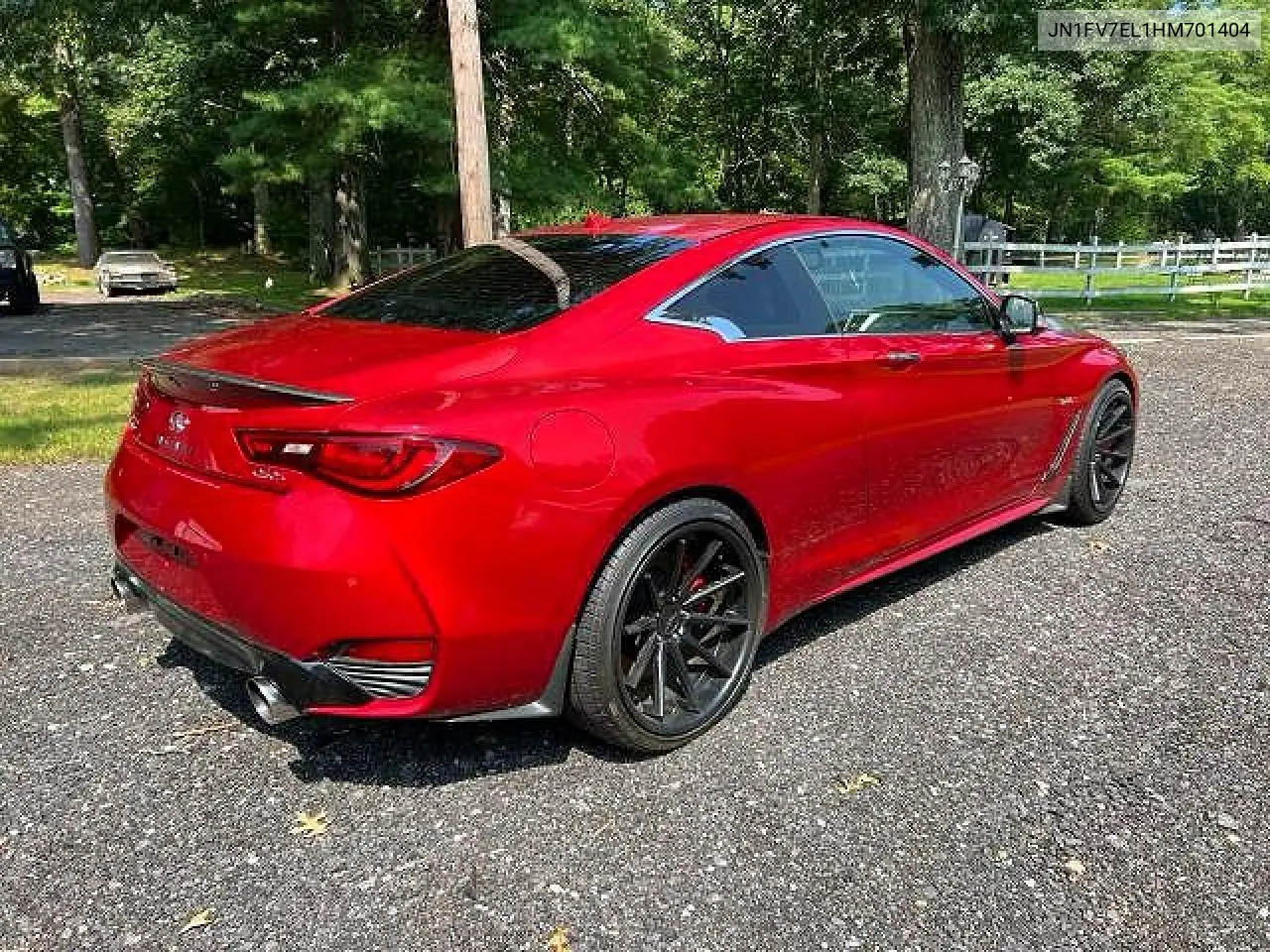 2017 Infiniti Q60 Red Sport 400 VIN: JN1FV7EL1HM701404 Lot: 53411306