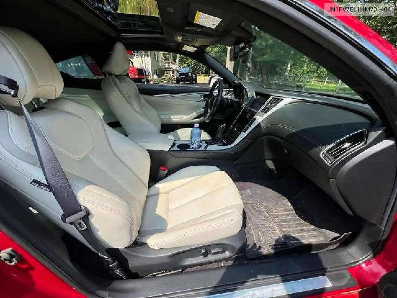 2017 Infiniti Q60 Red Sport 400 VIN: JN1FV7EL1HM701404 Lot: 53411306