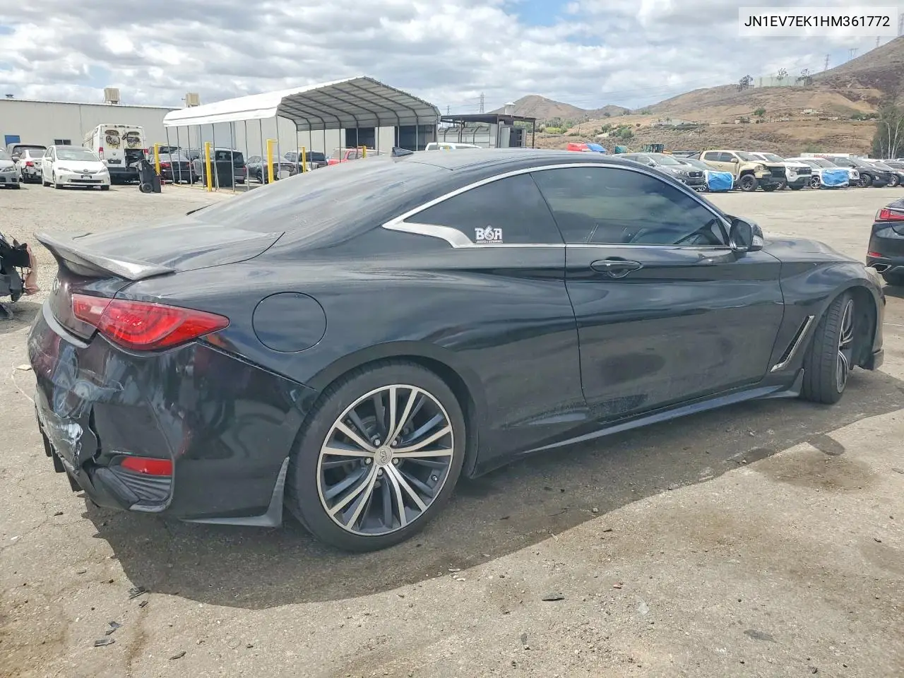 2017 Infiniti Q60 3.0T Premium VIN: JN1EV7EK1HM361772 Lot: 54166416