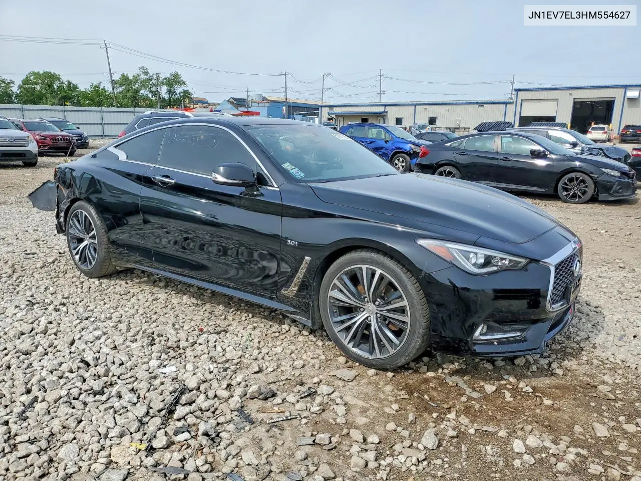 2017 Infiniti Q60 3.0T Premium VIN: JN1EV7EL3HM554627 Lot: 54941706