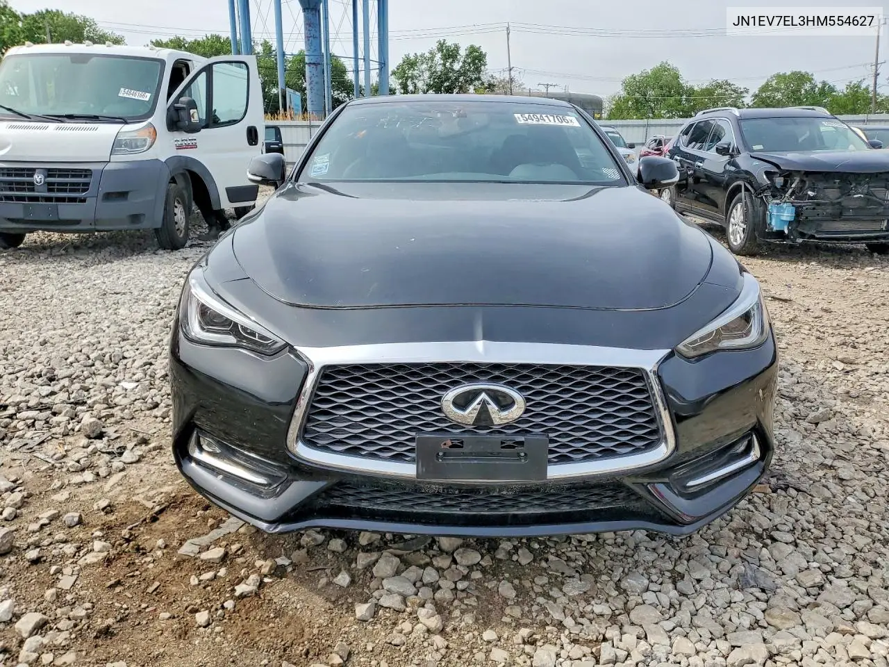 2017 Infiniti Q60 3.0T Premium VIN: JN1EV7EL3HM554627 Lot: 54941706