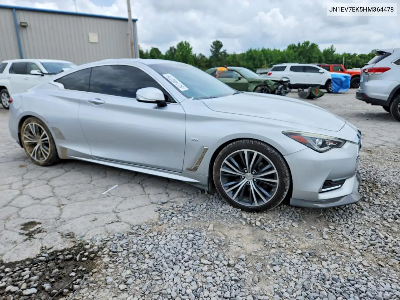 2017 Infiniti Q60 3.0T Premium VIN: JN1EV7EK5HM364478 Lot: 55140226